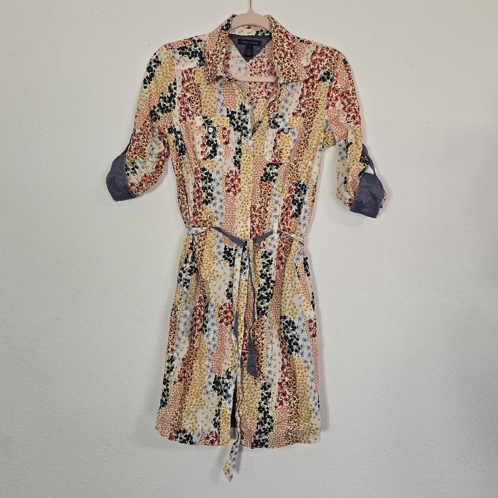 Tommy Hilfiger floral shirt dress